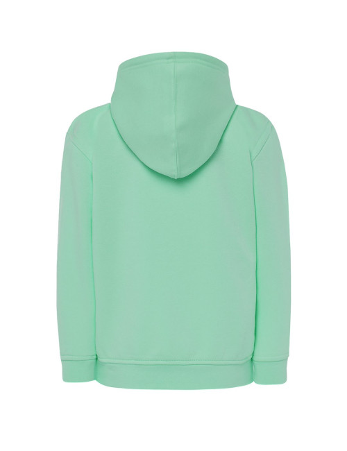 JHK Bluza dresowa dziecięca KID HOODED MG - Mint Green