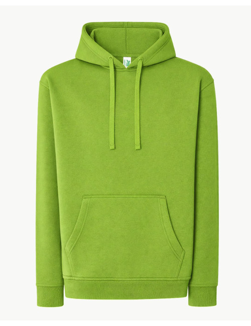 JHK Bluza dresowa męska SWRA KNG KANGAROO LM - Lime