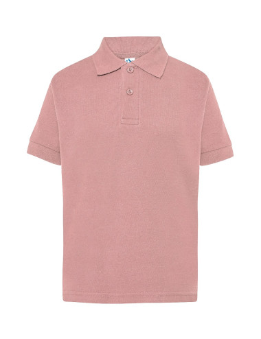 JHK Koszulka polo dziecięca PKID 210 PV - Pink Vintage