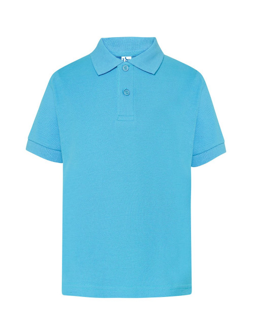 JHK Koszulka polo dziecięca PKID 210 TU - Turquoise