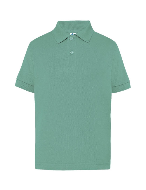 JHK Koszulka polo dziecięca PKID 210 MO - MOSS GREEN