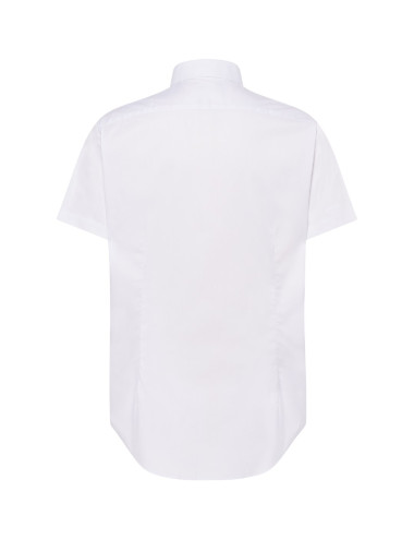 JHK Men's Shirt SHA OXF SS WH White