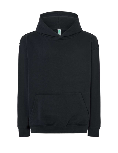 JHK Bluza dresowa męska KANGOROO OVERSIZE BK - Black