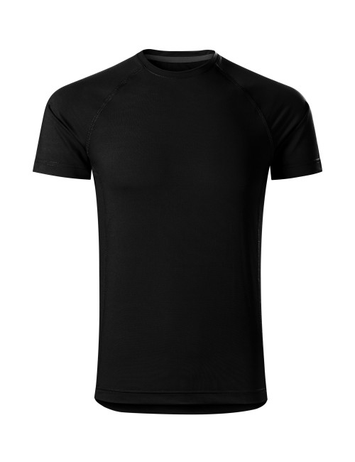 Adler MALFINI Destiny 175 Herren-T-Shirt, schwarz, Computer-Sticklogo