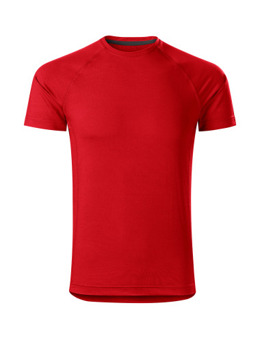 Adler MALFINI Men`s T-shirt Destiny 175 red computer embroidery