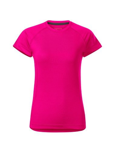 Adler MALFINI Destiny 176 Damen T-Shirt neonpinkes Print-Sticklogo