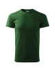 Adler MALFINI Men`s T-shirt Basic 129 bottle green clothing embroidery