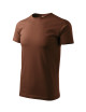 Adler MALFINI Herren T-Shirt Basic 129, Schokolade, Computerstickerei