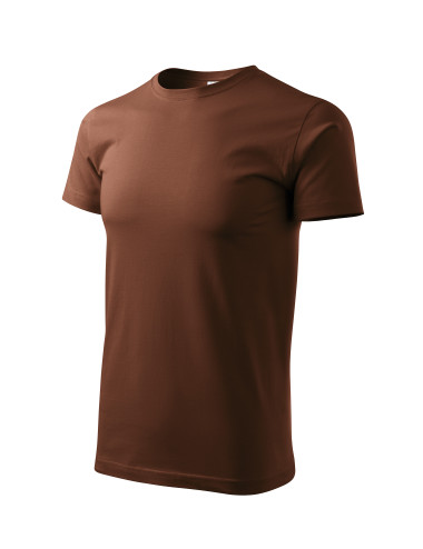 Adler MALFINI Men`s T-shirt Basic 129 chocolate computer embroidery