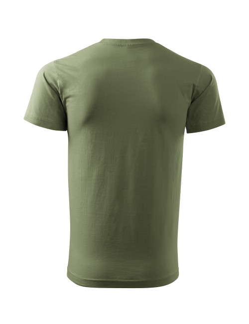 Adler MALFINI Herren T-Shirt Basic 129 Khaki Werbebekleidung mit Stickerei