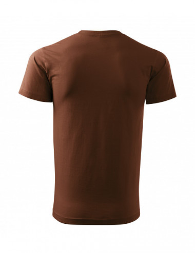 Koszulka męska basic 129 czekoladowy Adler Malfini