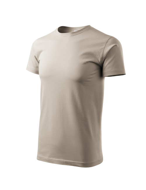 Adler MALFINI Herren T-Shirt Basic 129 eisgraue Workwear-Stickerei