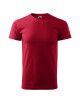 Adler MALFINI Herren T-Shirt Basic 129 marlboro red Bekleidungsstickerei