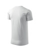 Adler MALFINI Men`s T-shirt Basic 129 white computerized logo embroidery
