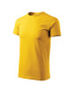 Adler MALFINI Men`s T-shirt Basic 129 yellow computerized logo embroidery