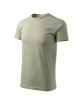 Adler MALFINI Herren T-Shirt Basic 129, helles Khaki, Computerstickerei