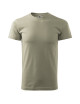 Adler MALFINI Herren T-Shirt Basic 129, helles Khaki, Computerstickerei