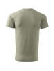 Adler MALFINI Herren T-Shirt Basic 129, helles Khaki, Computerstickerei