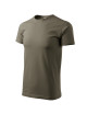 Adler MALFINI Men`s Basic T-shirt 129 army workwear with embroidery
