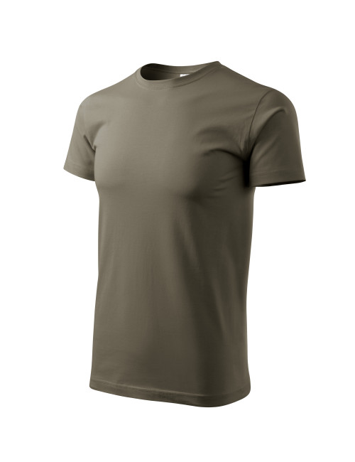 Adler MALFINI Men`s Basic T-shirt 129 army workwear with embroidery