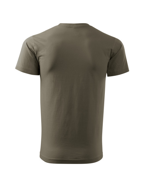 Adler MALFINI Herren T-Shirt Basic 129 Army Workwear mit Stickerei