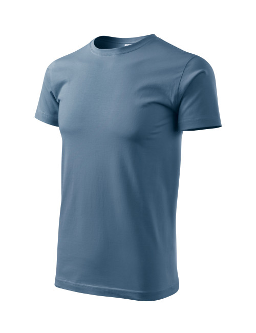 Adler MALFINI Herren T-Shirt Basic 129 Denim-Bekleidung, Stickerei Ihres Logos