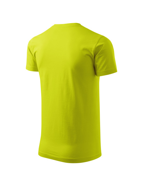 Adler MALFINI Herren T-Shirt Basic 129 Lime Workwear mit Stickerei