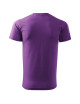 Adler MALFINI Men`s T-shirt Basic 129 purple clothing with logo embroidery