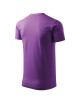 Adler MALFINI Men`s T-shirt Basic 129 purple clothing with logo embroidery