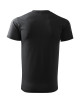 Adler MALFINI Men`s T-shirt Basic 129 ebony gray computer embroidery