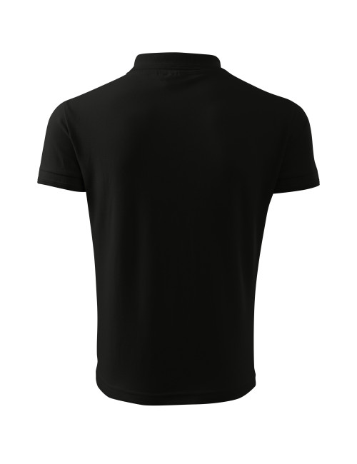 Adler MALFINI Herren Poloshirt Pique Polo 203 schwarz