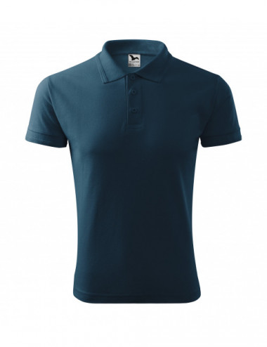 Men`s polo shirt pique polo 203 navy blue Adler Malfini
