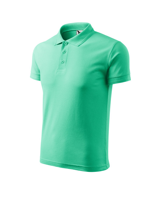 Herren Poloshirt Piqué Polo 203 Mint Adler Malfini