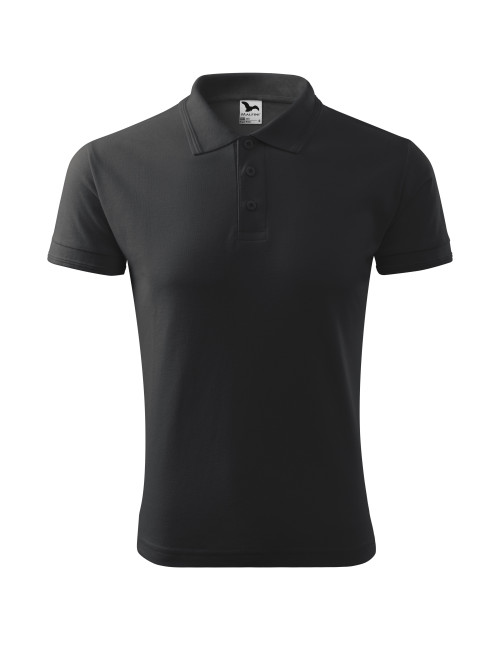 Men`s polo shirt pique polo 203 anthracite melange Adler Malfini