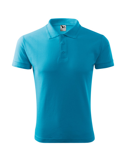 Herren Poloshirt Piqué Polo 203 Türkis Adler Malfini