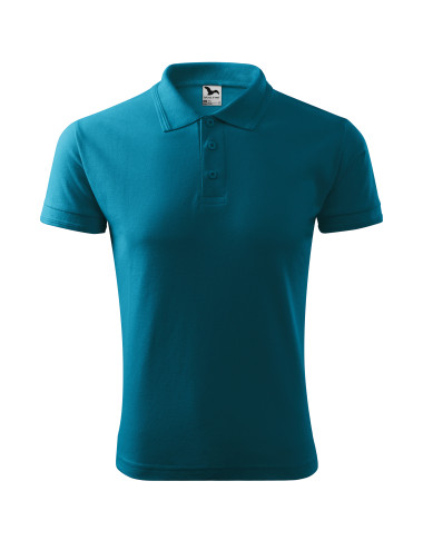 Herren Poloshirt Piqué Polo 203 Dunkeltürkis Adler Malfini
