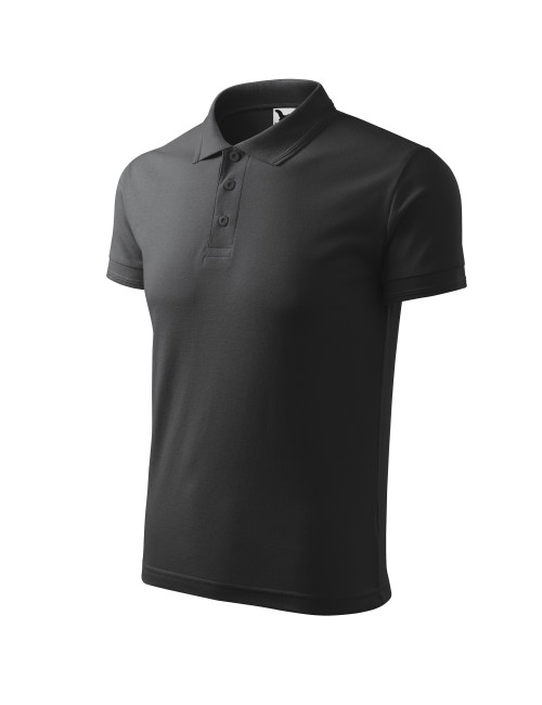 Men`s polo shirt pique polo 203 anthracite melange Adler Malfini