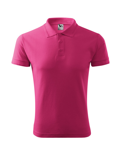 Herren Poloshirt Piqué Polo 203 Lila Rot Adler Malfini