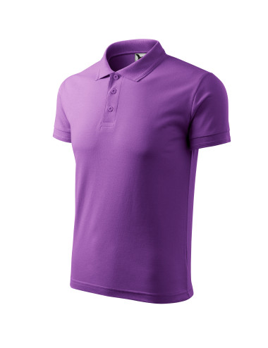 Herren Poloshirt Piqué Polo 203 Lila Adler Malfini