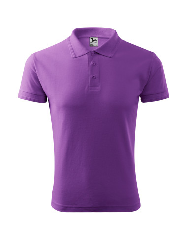 Herren Poloshirt Piqué Polo 203 Lila Adler Malfini