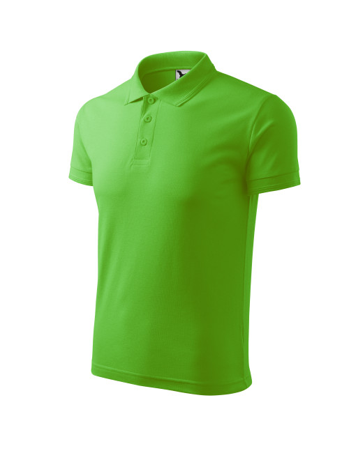 Herren Poloshirt Piqué Polo 203 grüner Apfel Adler Malfini