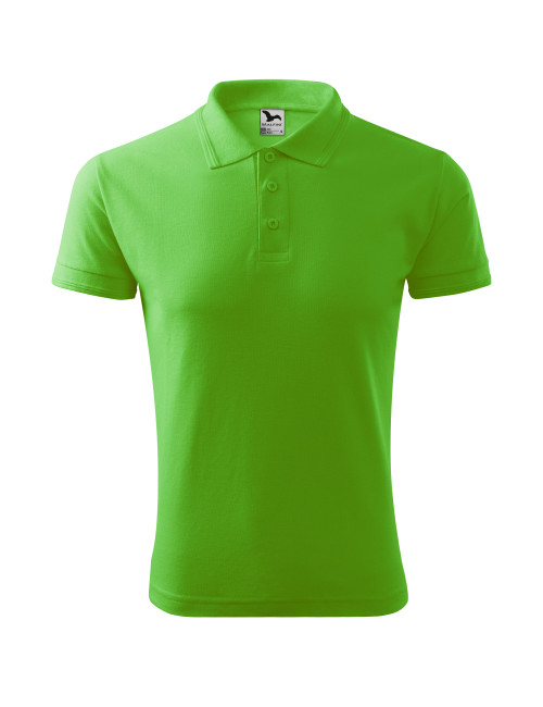 Herren Poloshirt Piqué Polo 203 grüner Apfel Adler Malfini