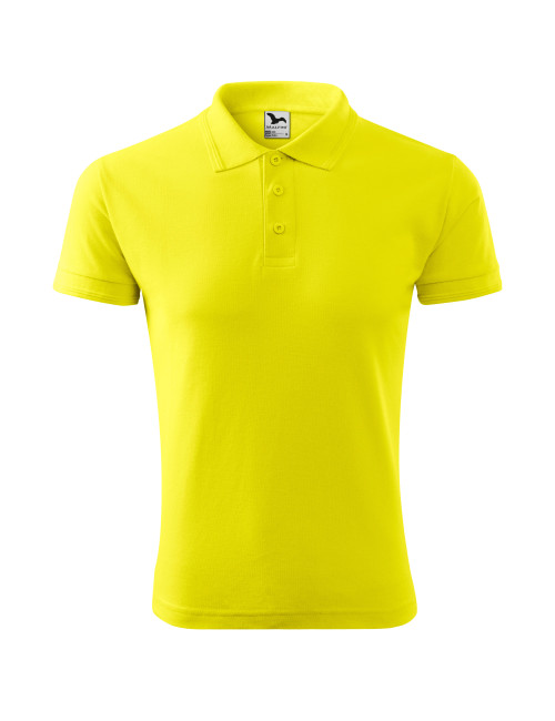 Men`s polo shirt pique polo 203 lemon Adler Malfini