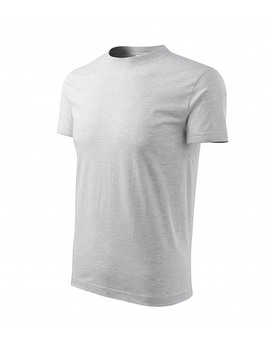 Unisex klassisches T-Shirt 101 hellgrau meliert Adler Malfini