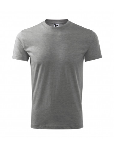 Unisex t-shirt classic 101 dark gray melange Adler Malfini