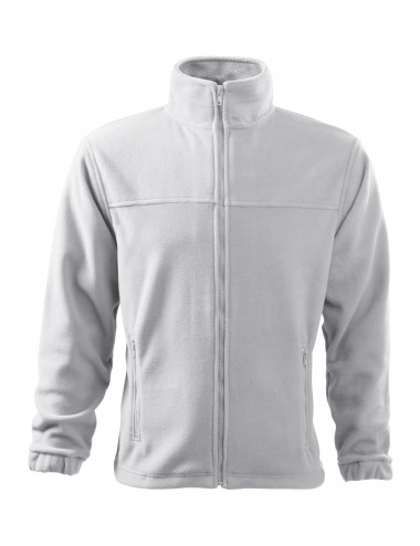 Klassisches Herren-Fleece-Sweatshirt 280g Jacke 501 weiß Rimeck