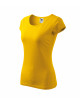 Damen T-Shirt rein 122 gelb Adler Malfini