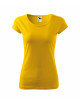 2Damen T-Shirt rein 122 gelb Adler Malfini