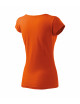 2Damen T-Shirt rein 122 orange Adler Malfini
