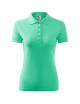 Damen Poloshirt Piqué Polo 210 Mint Adler Malfini